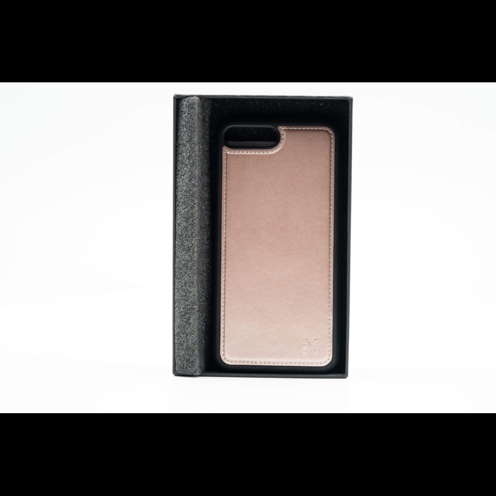 Rose gold iPhone case